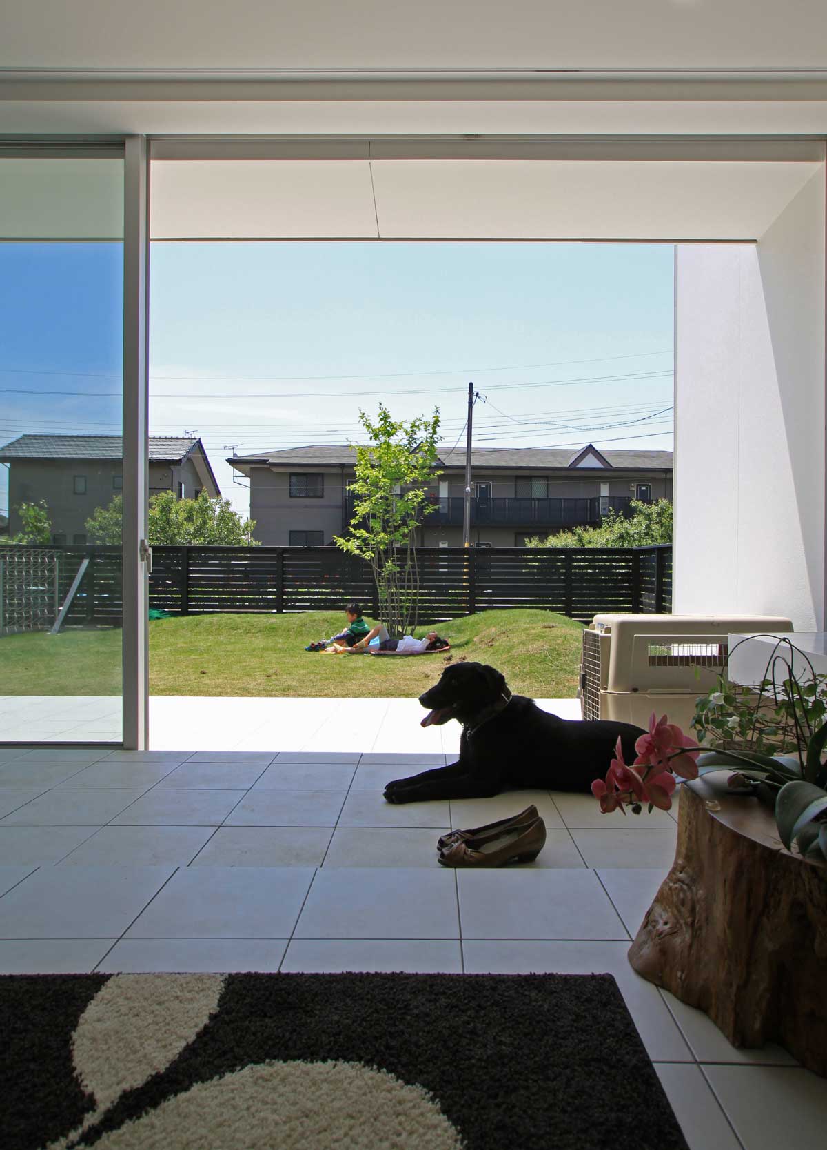 群馬県太田市の設計事務所がつくる伊勢崎市住宅のテラス